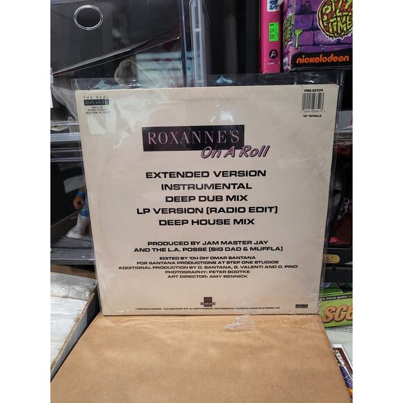 Roxanne's On a Roll 12" Select Records FMS-62334 Jam Master Jay Rap Hip-Hop 1989 - Picture 2 of 4